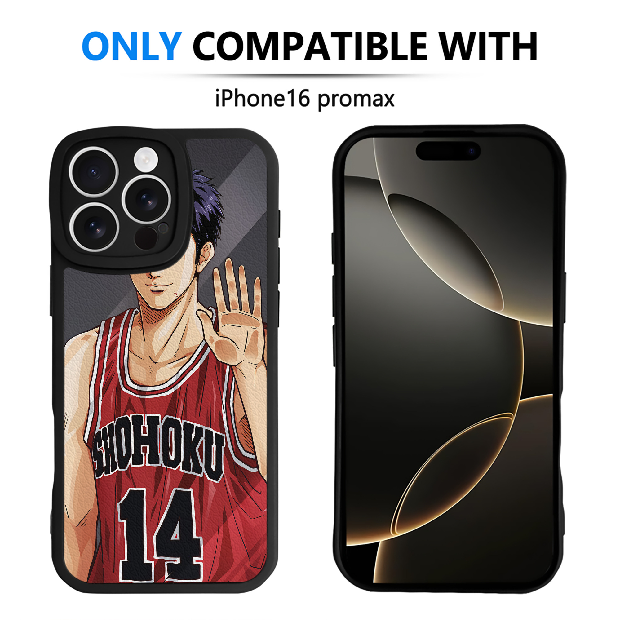 （画像用） SLAM DUNK／スラムダンク 【iPhone 16シリーズ対応】シリコンスマホケース（レザー調） 材質：シリコン